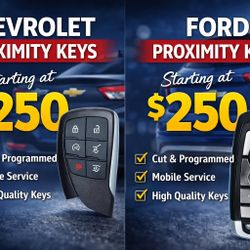 Chevrolet And Ford Keys 