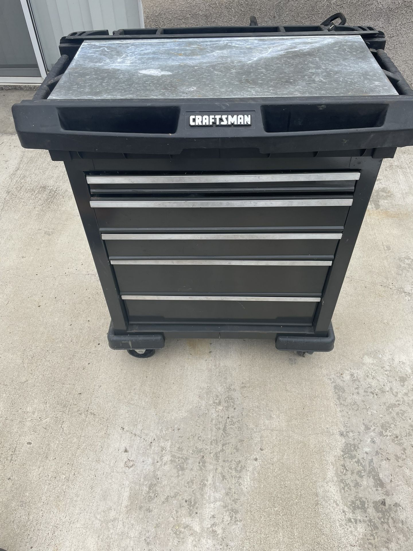 5 Drawer Tool Box With Tools