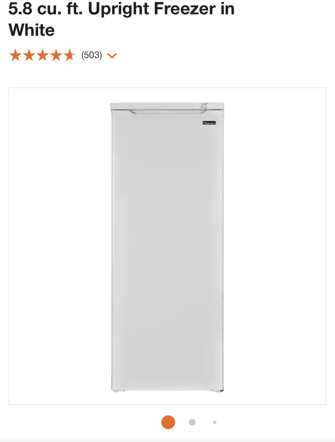 Magic Chef π§βπ³ Freezer