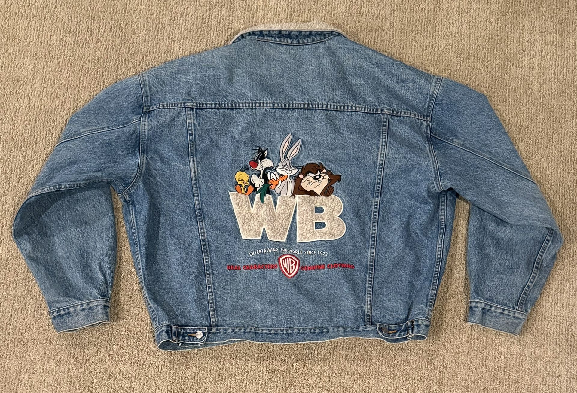 Looney Tunes denim jean jacket