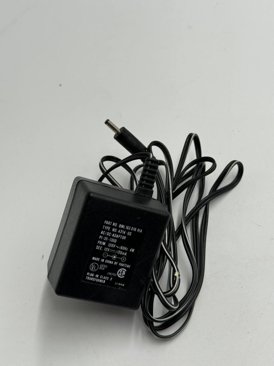 12V 120mA AC/DC Power Adapter PI-35-130D BML163016R1A Class 2 Transformer