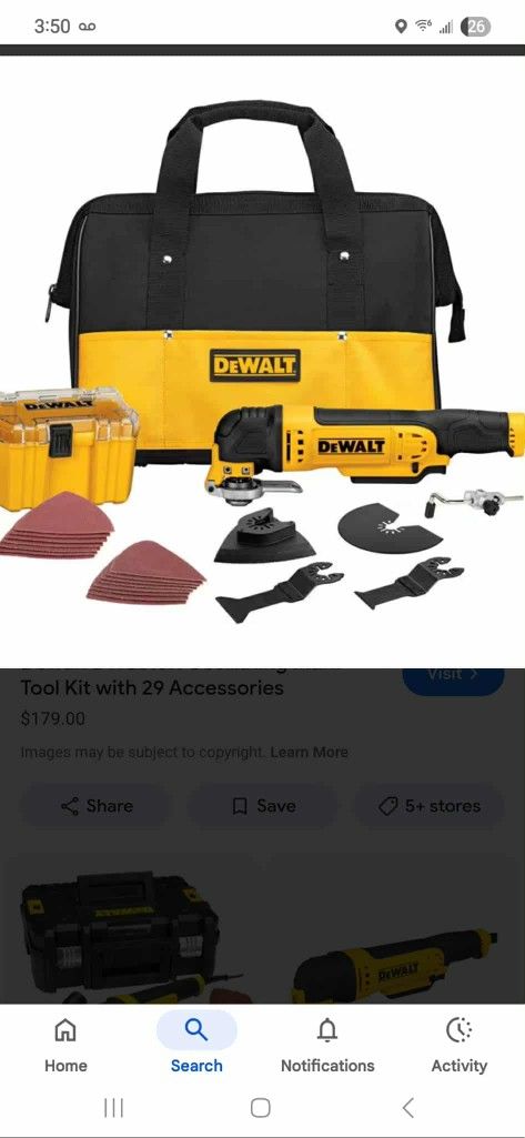 Dewalt Oscillating Multi-tool Kit