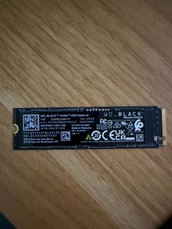 WD Black m.2 SSD 2TB