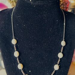 Cultured Freshwater Pearl, Sterling Silver Necklace
