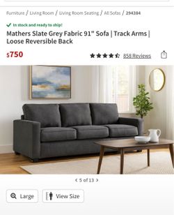 Living spaces sofa