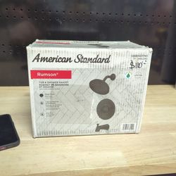 American Standard
Rumson Single-Handle 1-Spray Tub and Shower Faucet with 1.8 GPM in Matte Black (Valve Included)