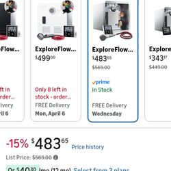 65,000 BTU Tankless Water Heater 