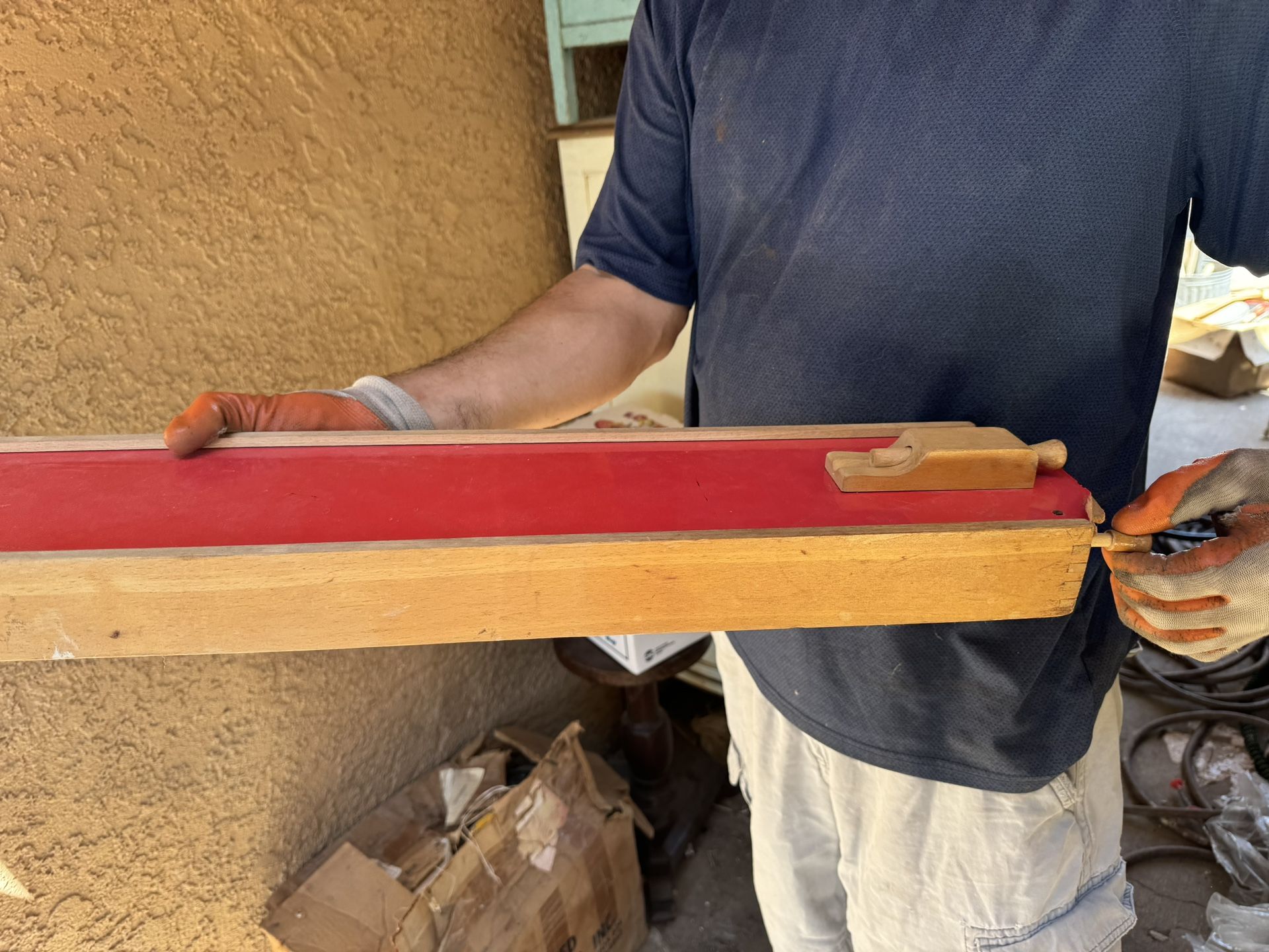 Collectible Wood Bowling Set