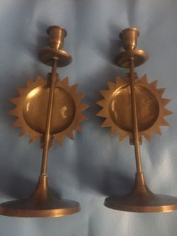 Bronze candelabra set $20