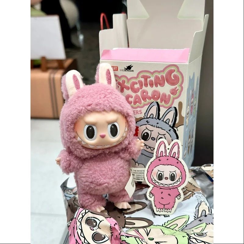 đŸ’–Authentic Labubu Exciting Macaron Lychee Berry/Pink