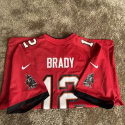 Red Tom Brady Buccaneers Jersey