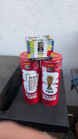 2026 Panini FIFA World Cup Sticker Bundle – 2 Tins + Sticker Box – New/Sealed