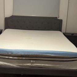 King Bed Frame And Night Stands!! 