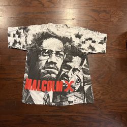 Malcolm X Shirt Vintage 
