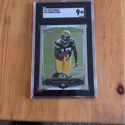 2014 Topps Chrome Davante adams SGC 9