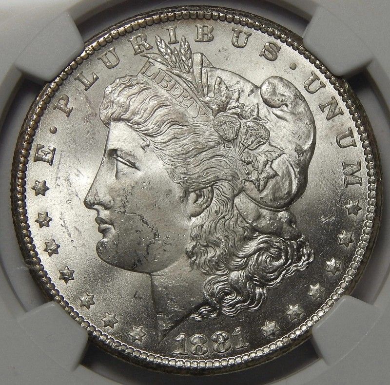 1881-CC MORGAN SILVER DOLLAR