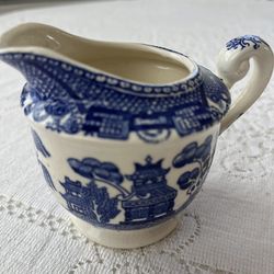 Vintage Blue Willow  Creamer