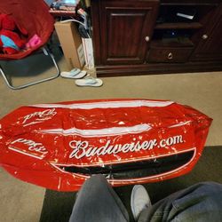 Rare 6 Foot Inflatable Budweiser Beer Blimp Bag Bud Airship Blow Up 