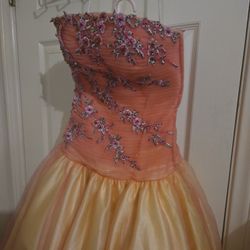 Hand Beaded Prom dress