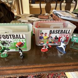 Toy Football And Baseball Guys