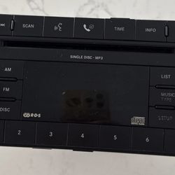 2007-2012 OEM Chrysler Jeep Dodge Radio CD MP3 Player