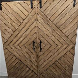 Gorgeous Siding Custom Chevron Door