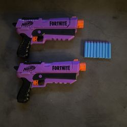 Nerf Gun Fortnite DP-E + 9 Original Fortnite Bullets
