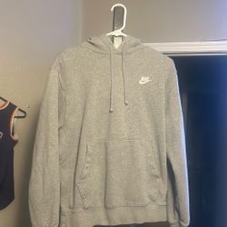 Grey nike hoodie 
