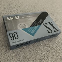 AKAI SX90 Vintage Cassette Tape Type I HIFI Norma Bias Rare Made In Japan 1991