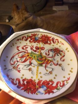 Christmas Steed Plate