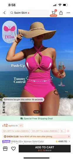 Hot Pink Bathing suit