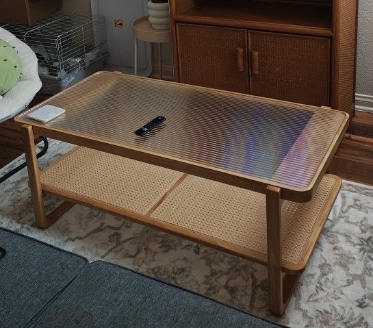 RATTAN COFFEE TABLE