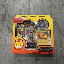 pokemon day 30 anniversary pikachu promo box