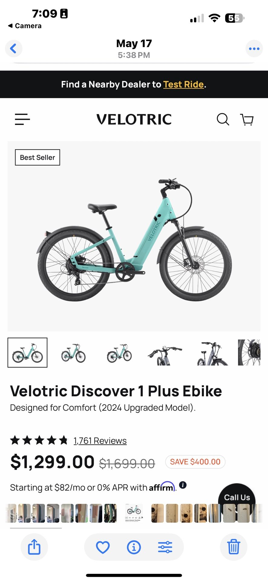 Velotric E-Bike For Sale