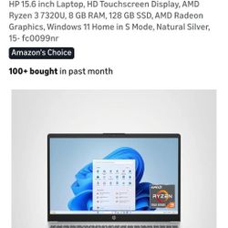 Brand New HP Laptop- Less Than 2 Months Old