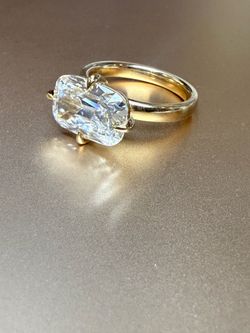 4.57 Carat IGI Old Mine Cushion Diamond Engagement Ring – 10K Yellow Gold
