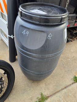 55 Gal large threaded Lid barrel