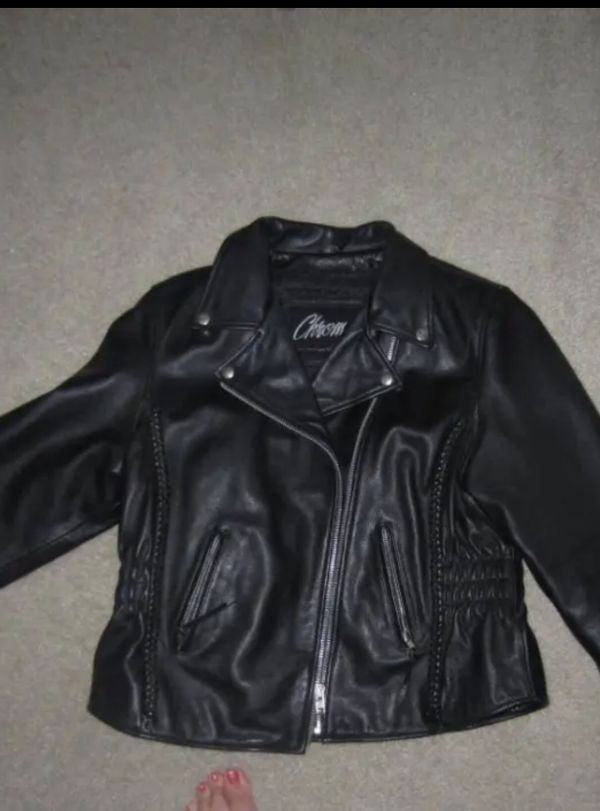 Leather Women S Motorcycle Jacket From Chrome Gear Insulated Lining For In Pflugerville Tx Offerup