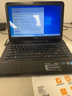 Sony VAIO Laptop – Intel Core i5, 8GB RAM, 500GB HDD, Windows 10