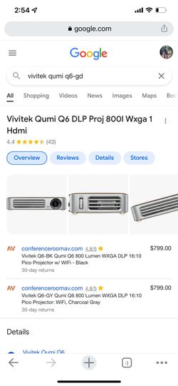 Vivitek Qumi Q3 Plus - projector - LED - Wi-Fi / Bluetooth 