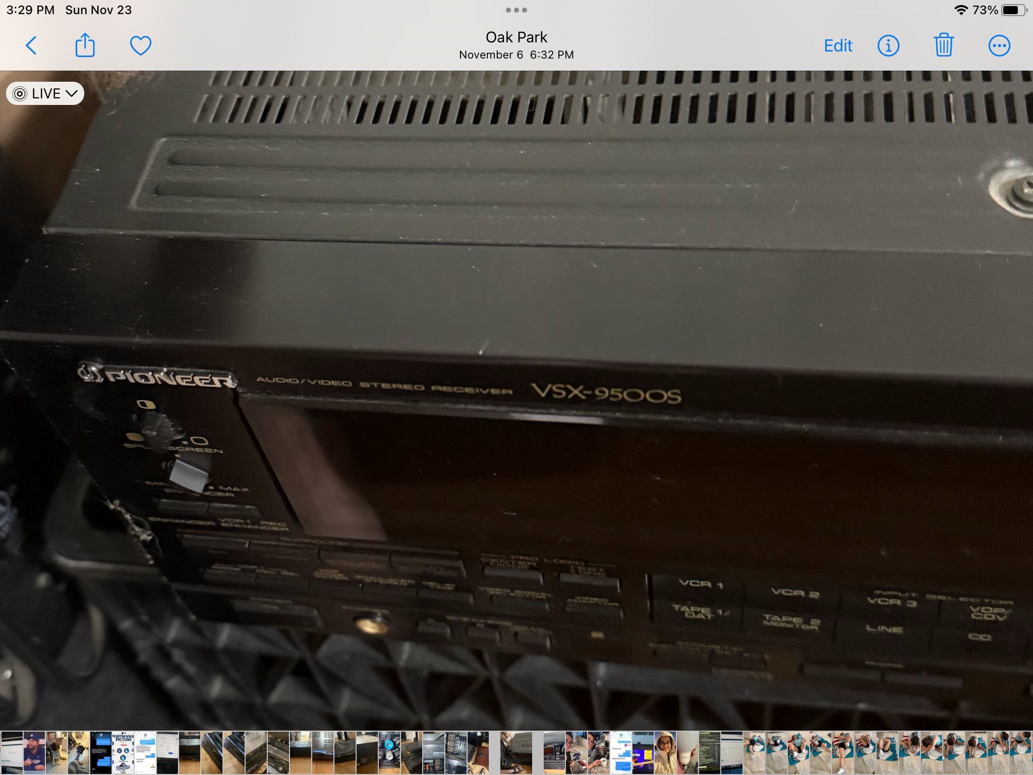 Pioneer VSX-9500S Stereo Receiver 