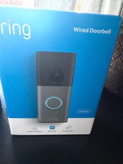 Ring Wired Doorbell 2nd Gen