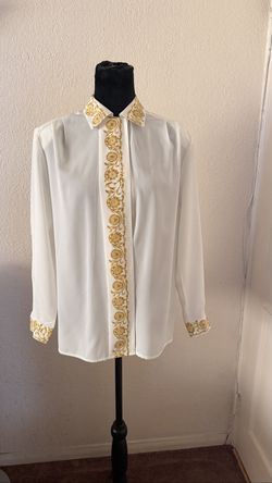 Nicole Blake Petites NWOT Embroidered Blouse - 8P