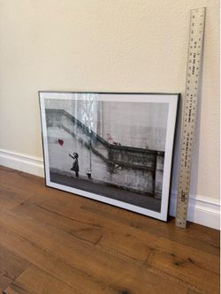 Banksy there is always hope framed art print