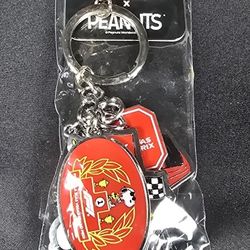 Peanuts X F1 75 Las Vegas Grand Prix Exclusive Bag Charm Keychain Formula 1 NEW