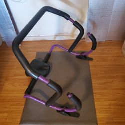 Ab Roller Plus Purple Abdominal Exercise Equipment