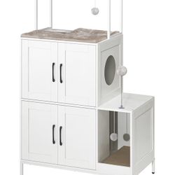 RAISED CAT LITTER BOX 