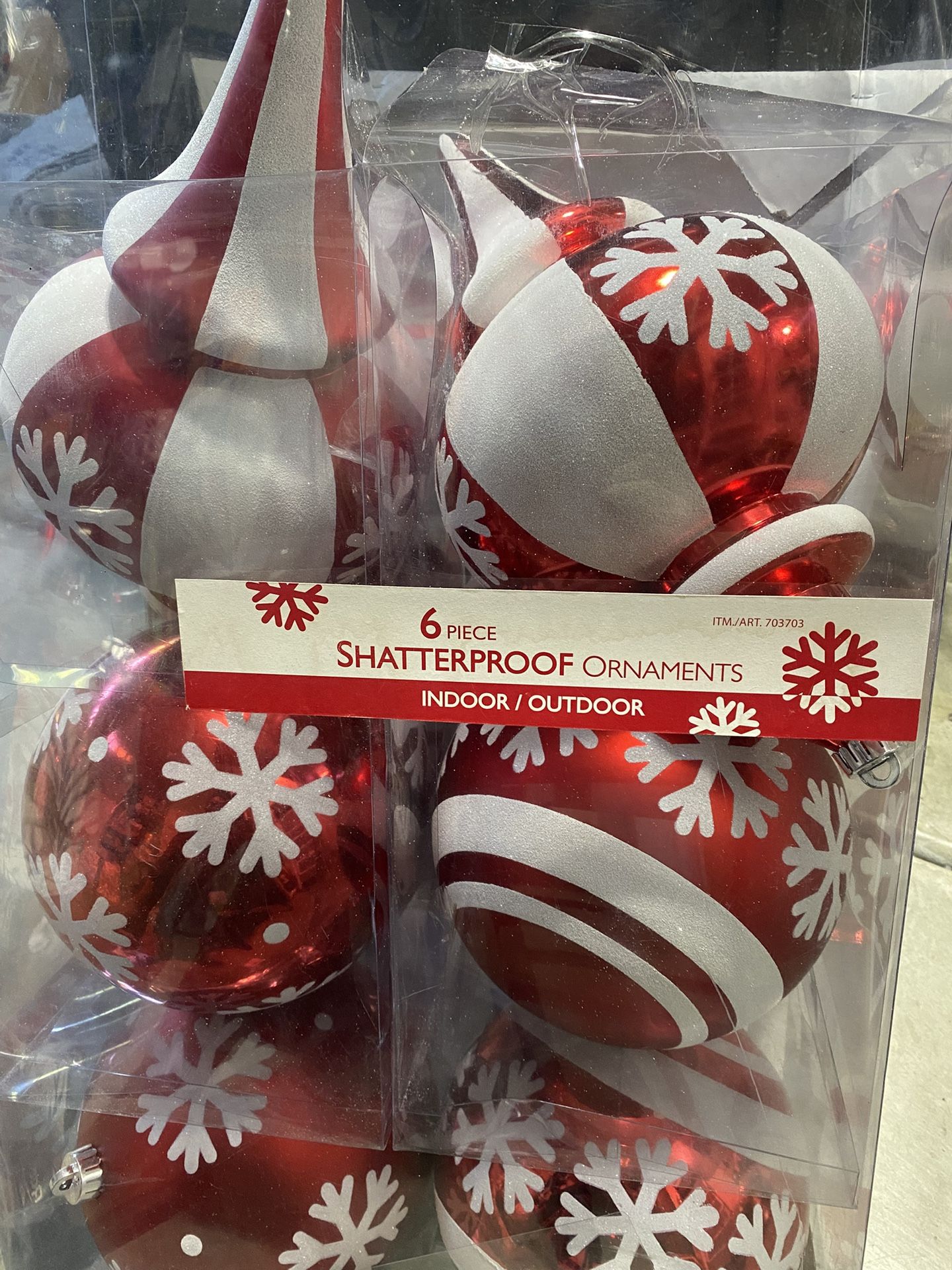 Extra Large Shatter Proof Ornaments