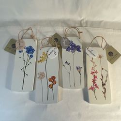 Willow Spring, Flower wall decor (4 pieces)
