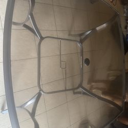 Temper glass table and chairs 